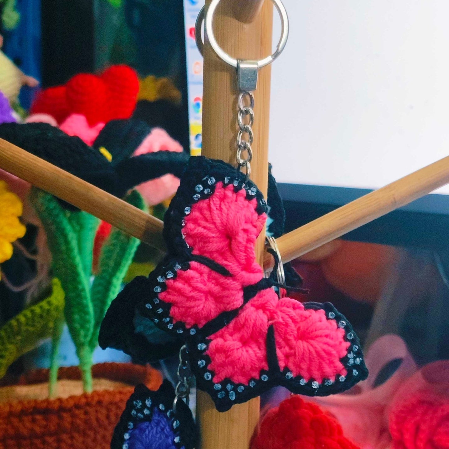 Butterfly Keyrings - Busy Bee Artist