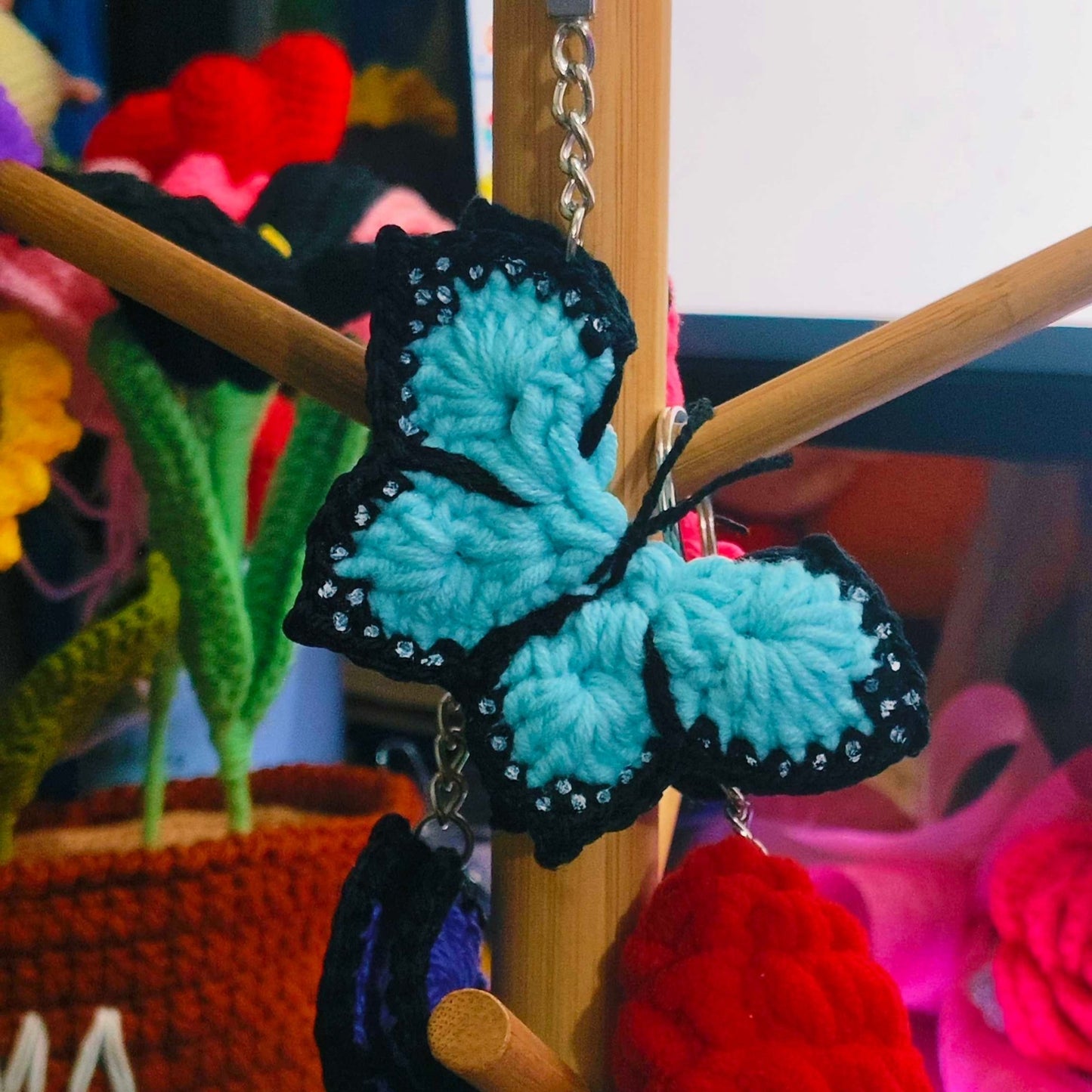 Butterfly Keyrings - Busy Bee Artist