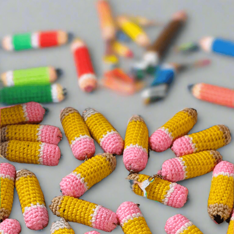 Pencil Keychain - Busy Bee Artist