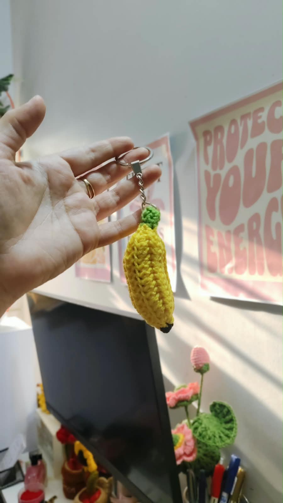 Banana Keychain