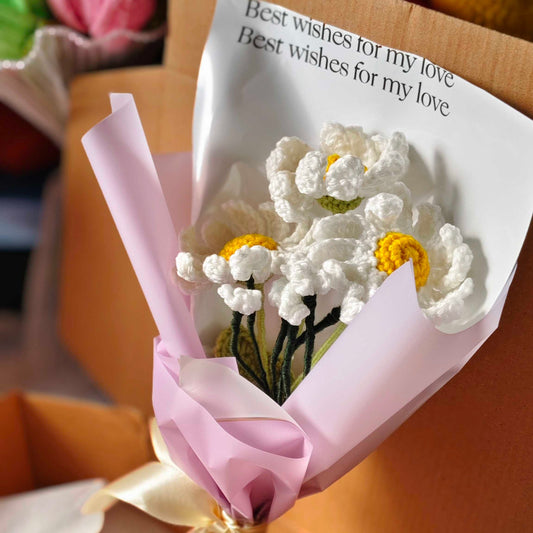 3 daisy 1 baby breaths bouquet bouquet