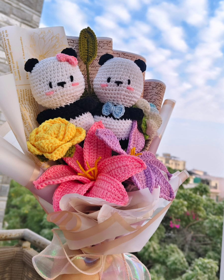 Mr & Mrs Panda Bouquet