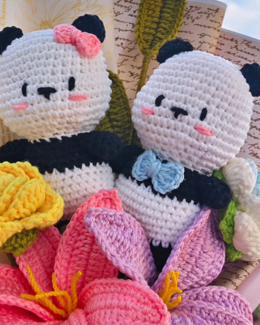 Mr & Mrs Panda Bouquet