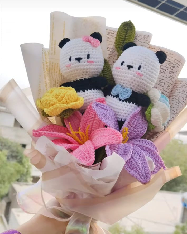 Mr & Mrs Panda Bouquet