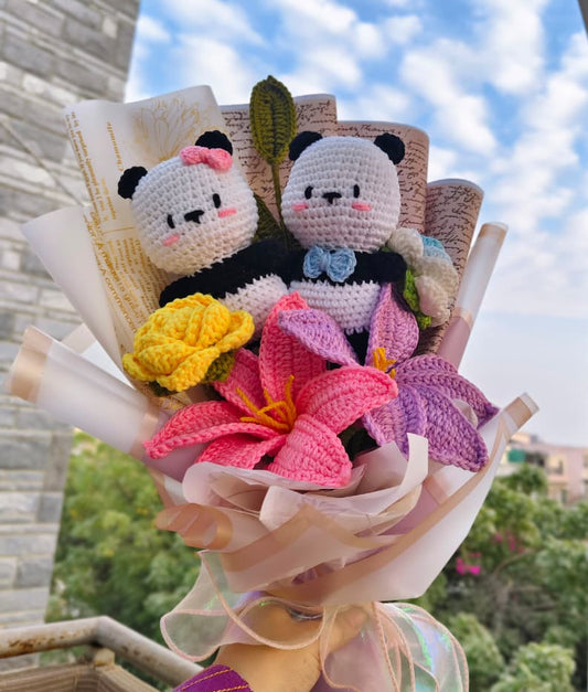 Mr & Mrs Panda Bouquet