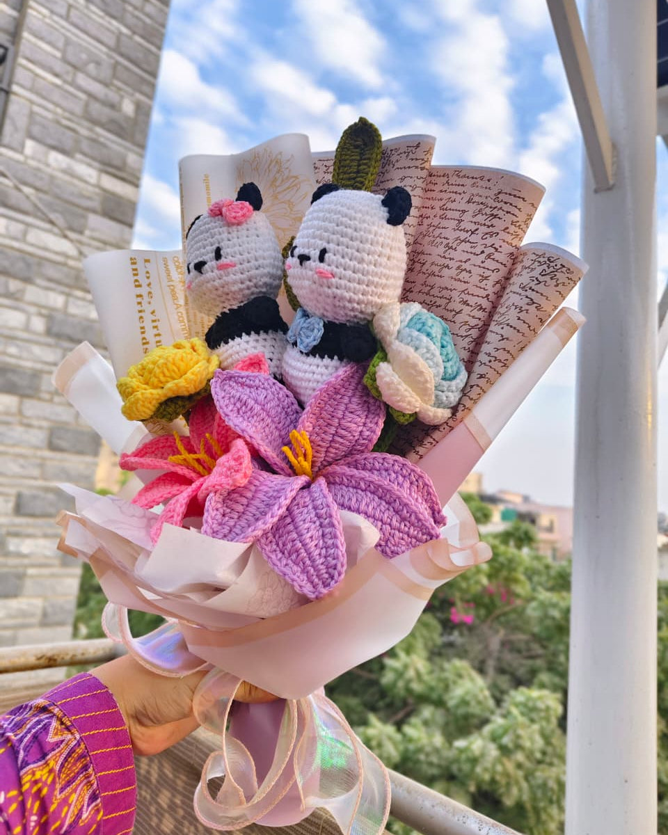 Mr & Mrs Panda Bouquet