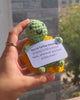 Emotional Support Turtle Keychain