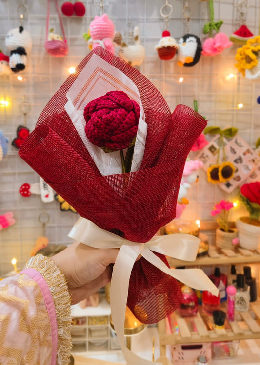 Maroon Deep Red Rose Bouquet