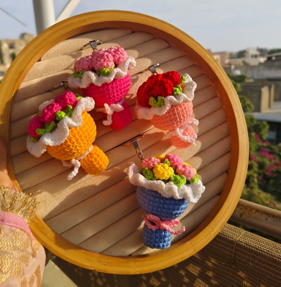 Bouquet Keychain (without name tag)