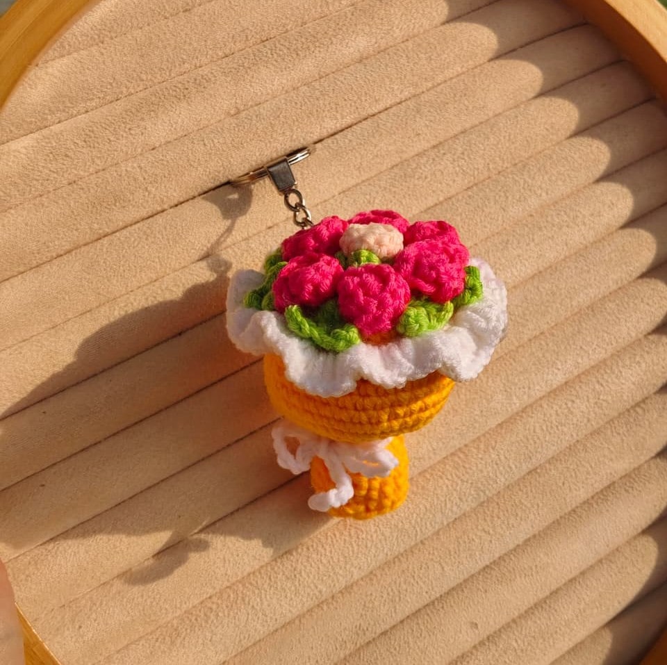 Bouquet Keychain (without name tag)