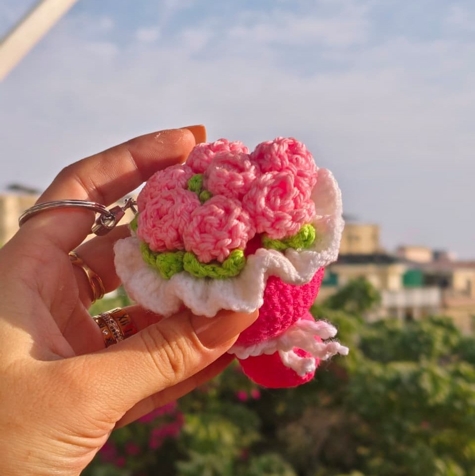 Bouquet Keychain (without name tag)