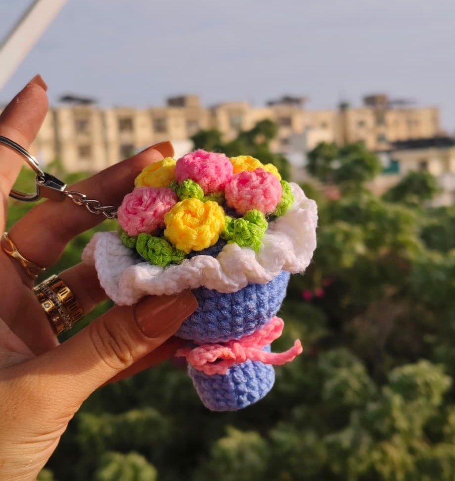 Bouquet Keychain (without name tag)