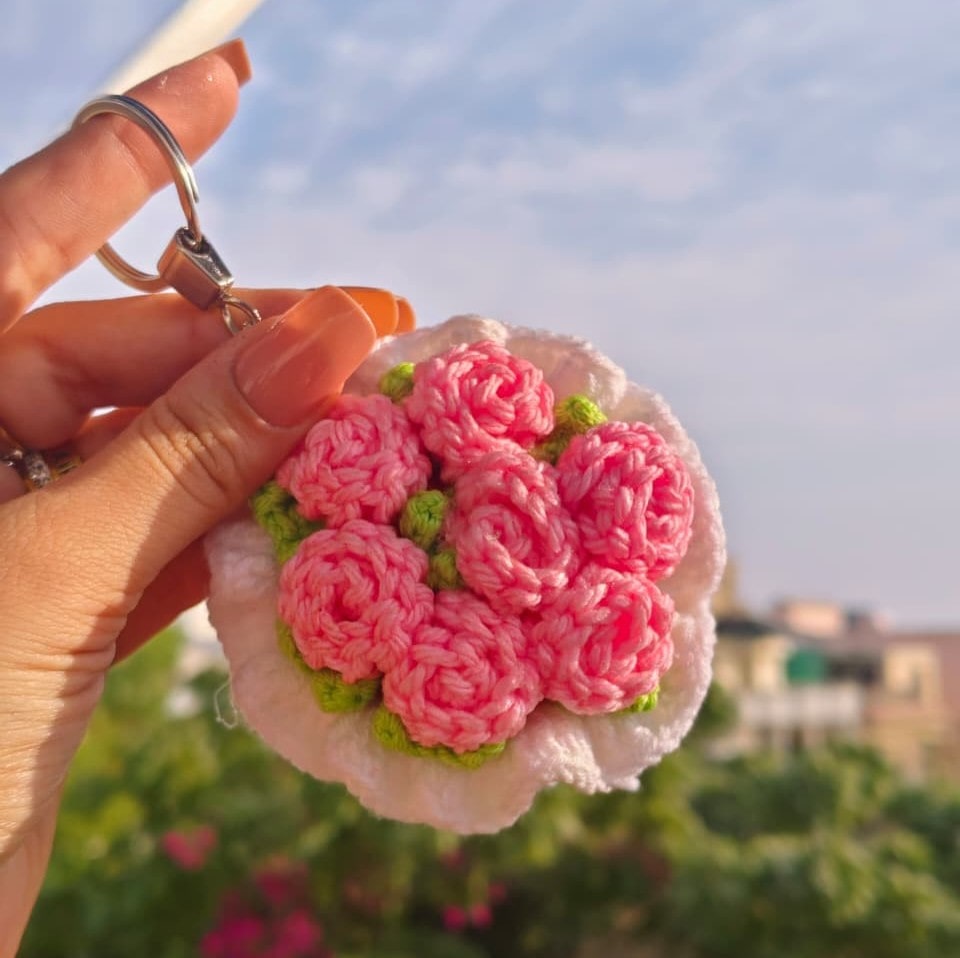 Bouquet Keychain (without name tag)