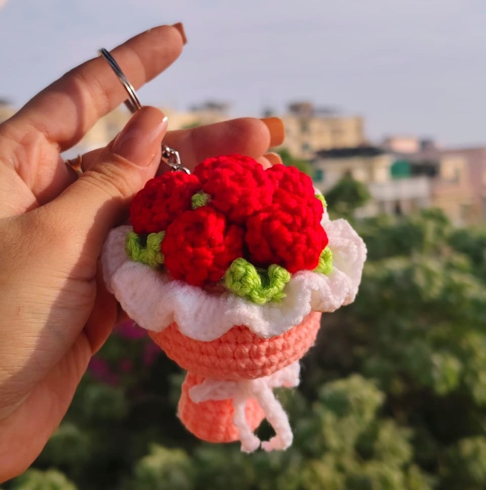 Bouquet Keychain (without name tag)