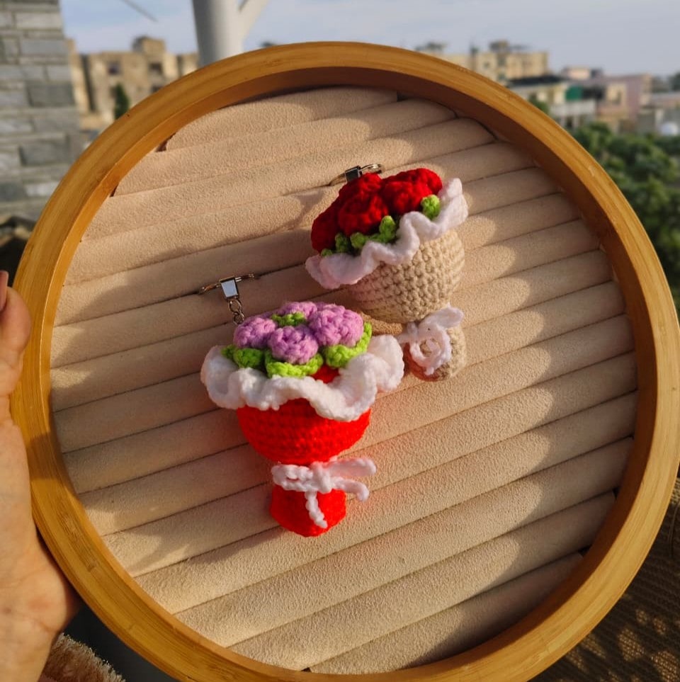 Bouquet Keychain (without name tag)