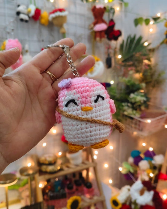 Mini Penguin Keychain