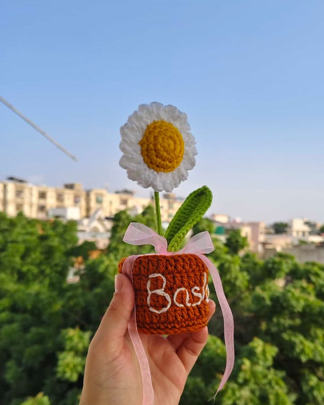 Daisy flower pot (7 inches)