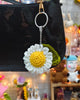 Crochet Daisy Keychain