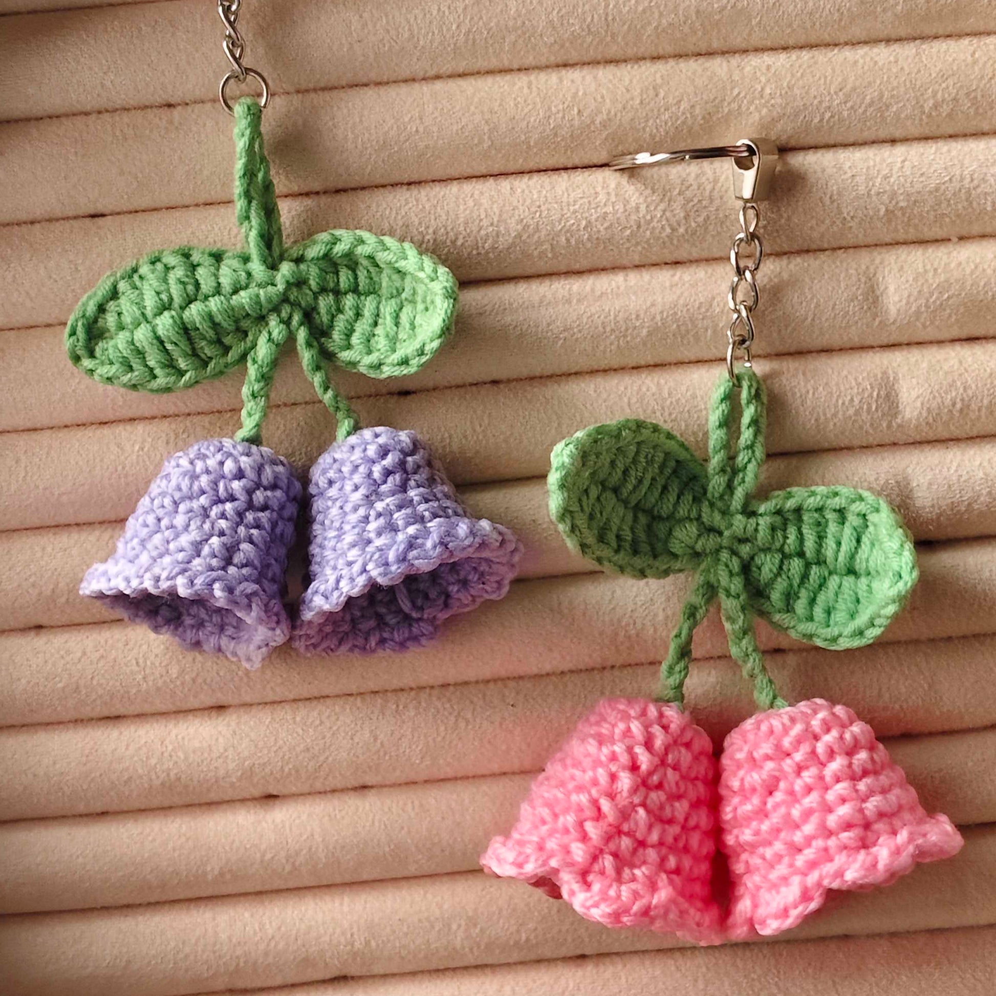Bell Flower Keychain - Busy Bee Artist