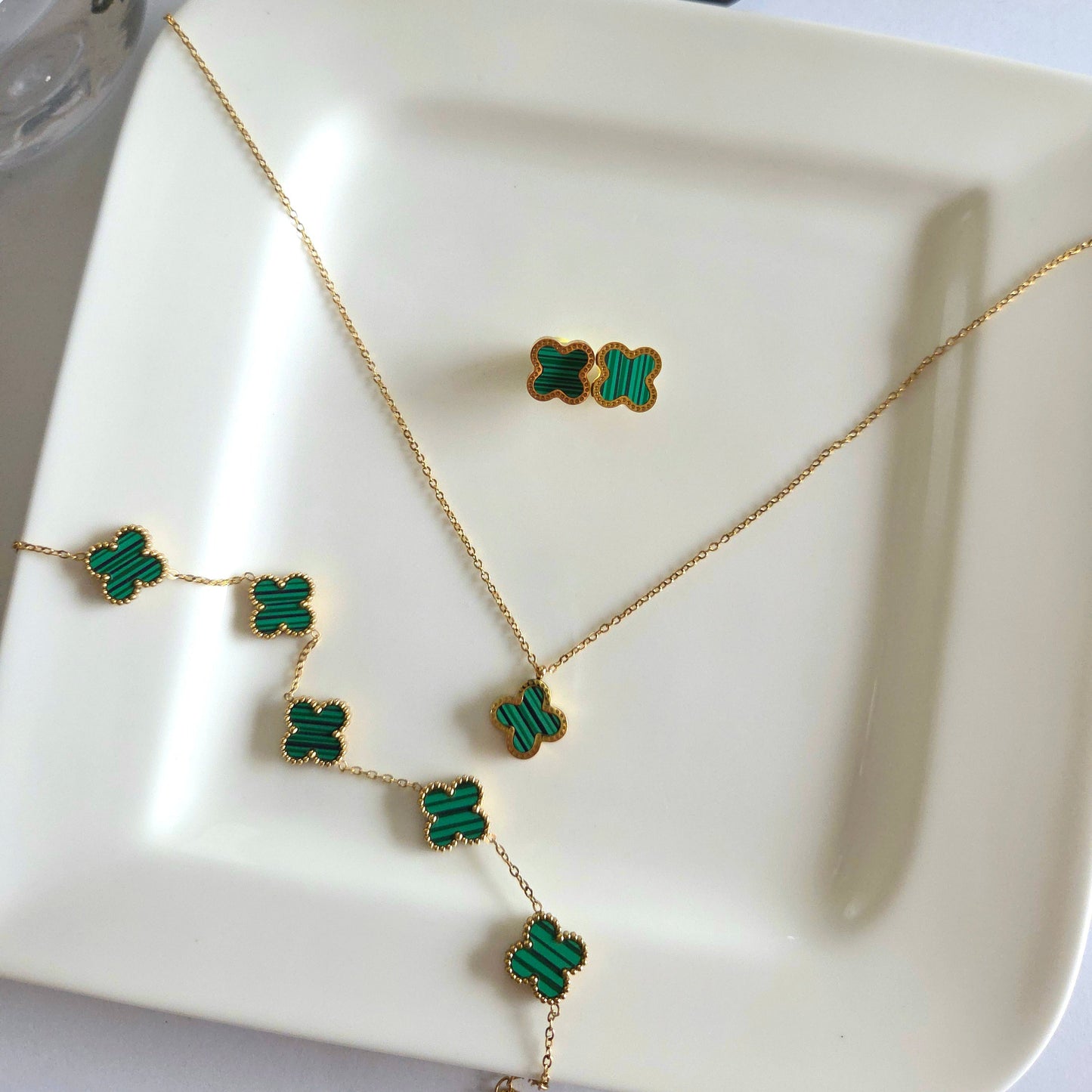 clover set 3 piece green
