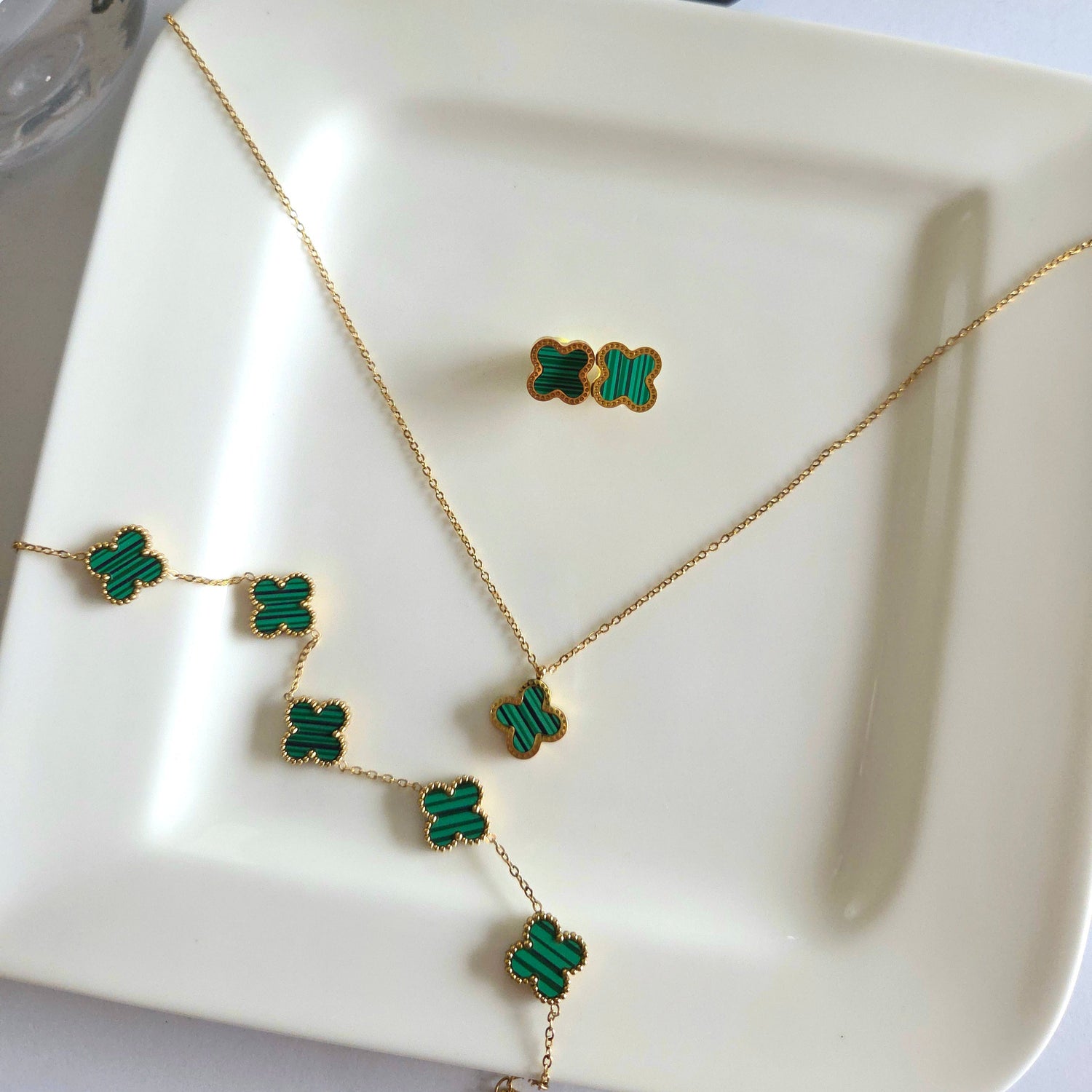 clover set 3 piece green