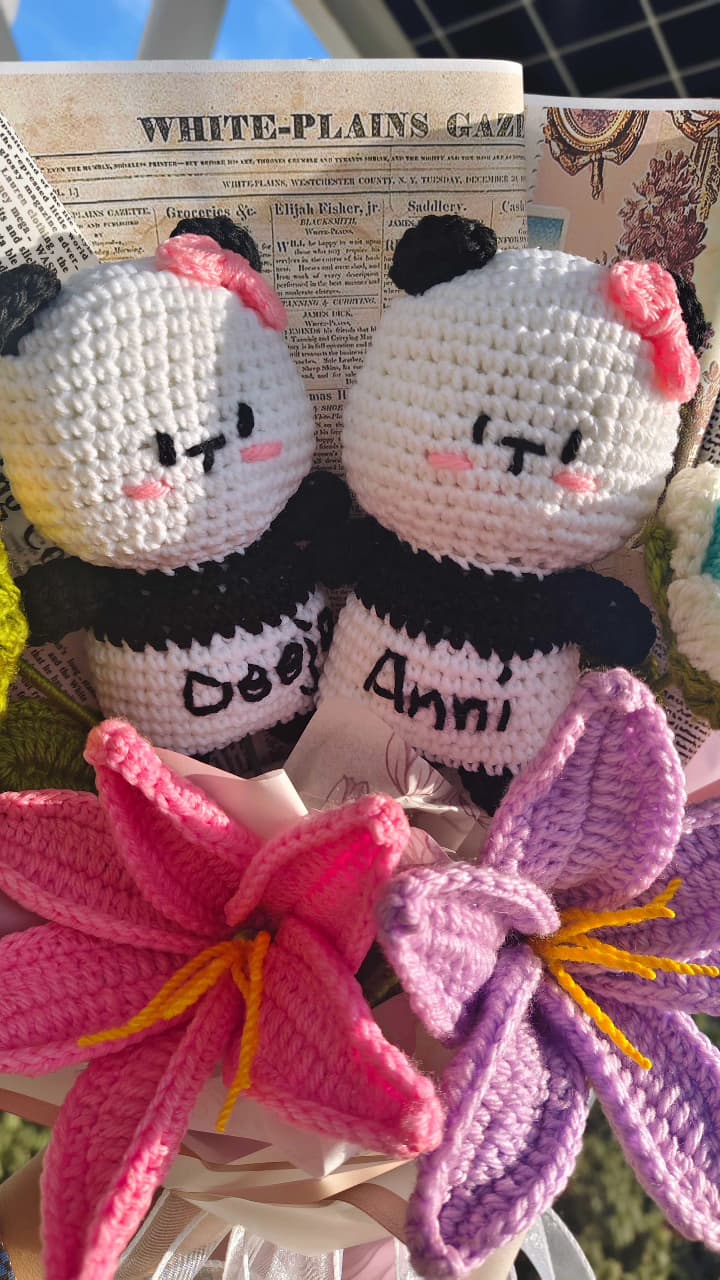 Mr & Mrs Panda Bouquet