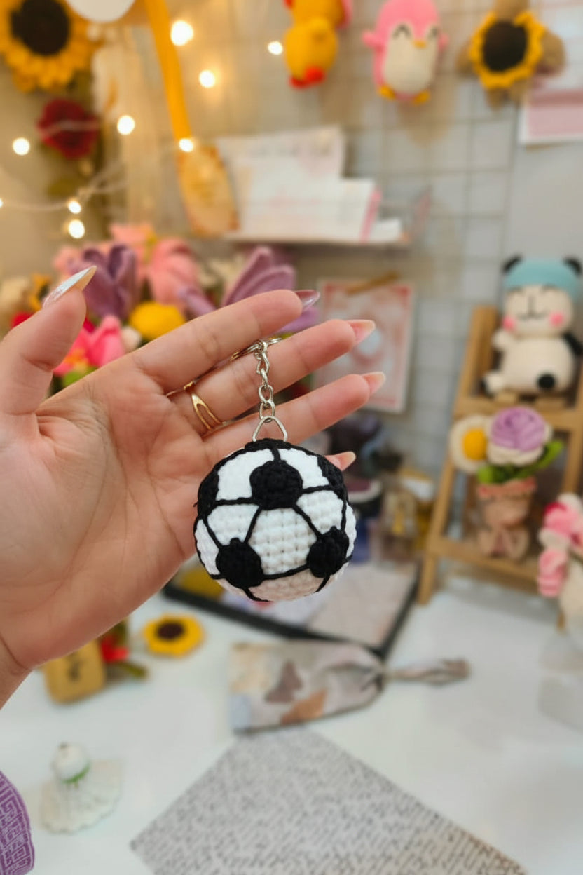 Football keychain