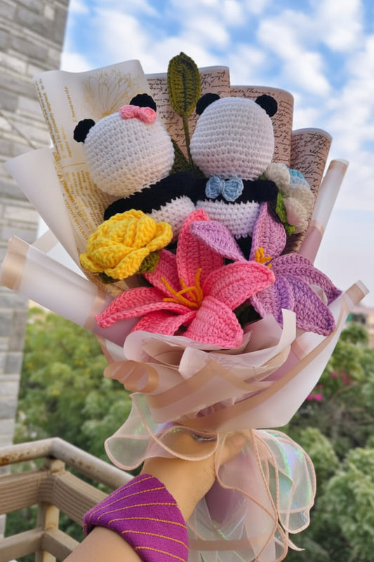 Mr & Mrs Panda Bouquet
