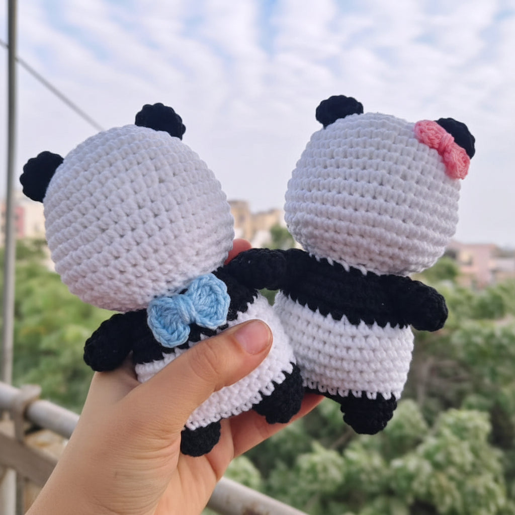 Mr & Mrs Panda Bouquet - Halal version