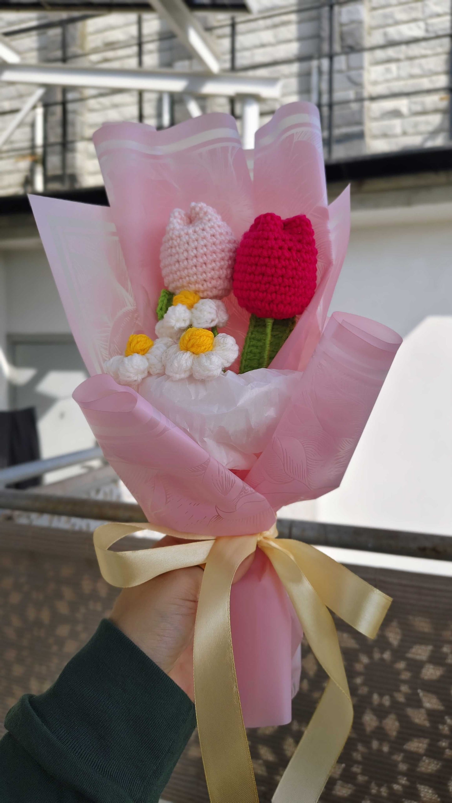 TULIPS AND DAISIES Bouquet