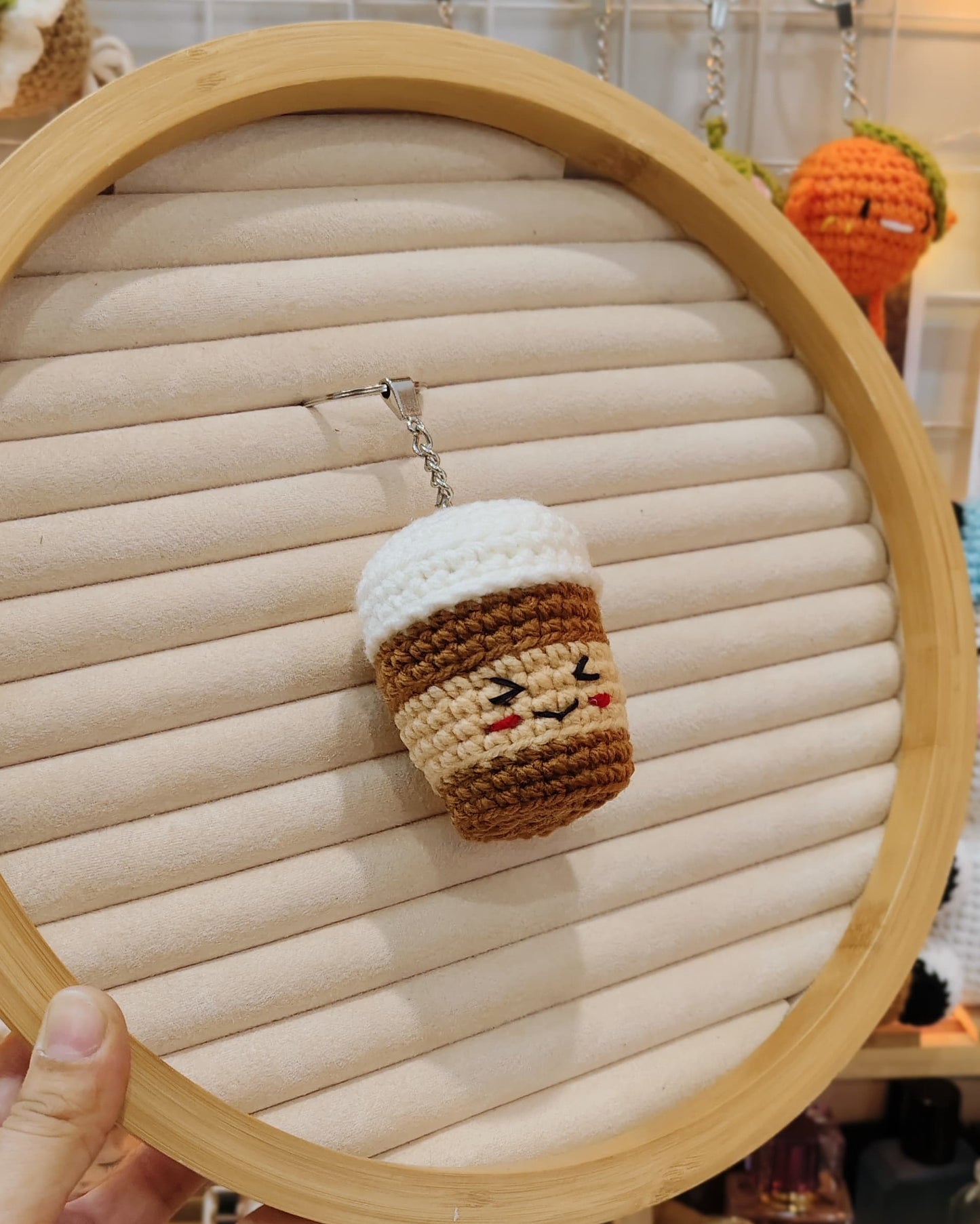 BrewBuddies™ Crochet Coffee - Keychain