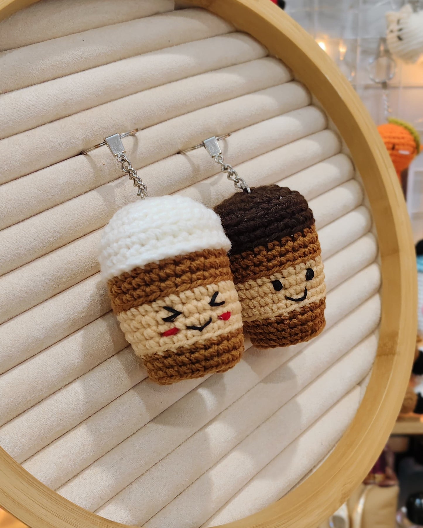 BrewBuddies™ Crochet Coffee - Keychain