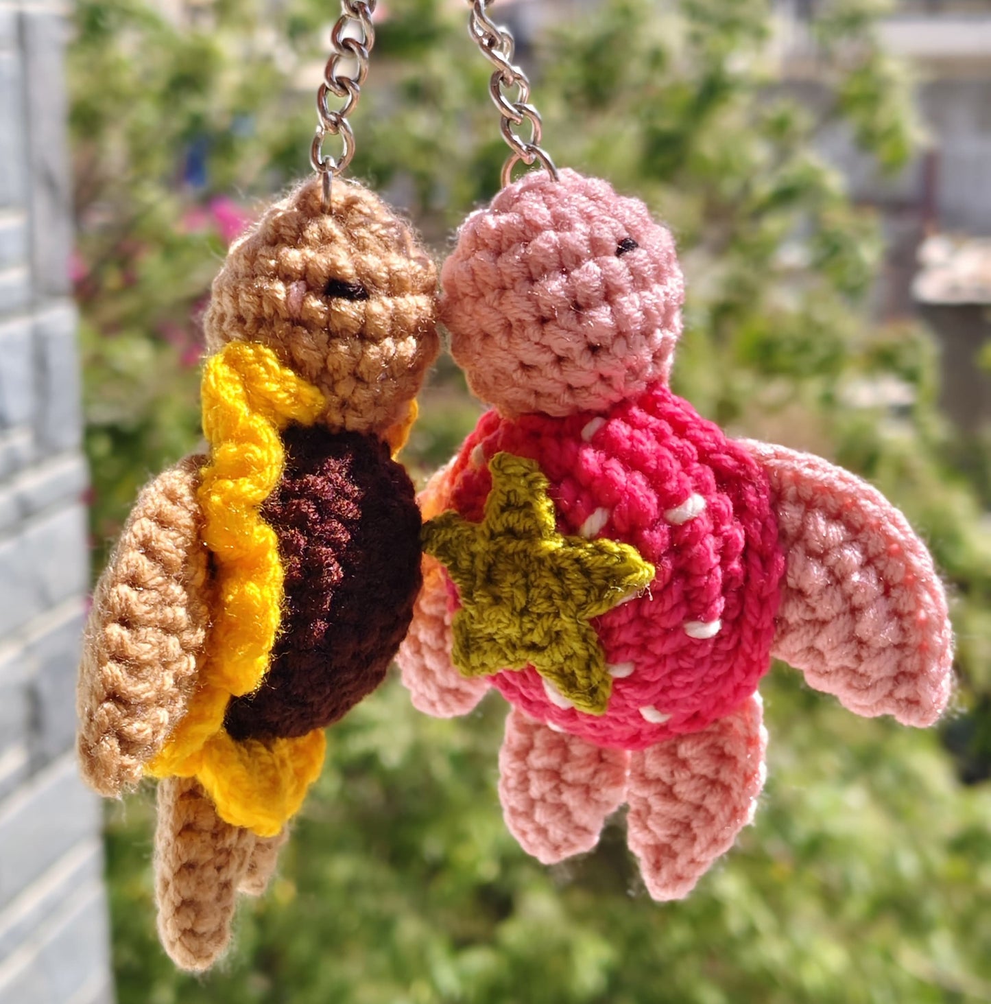 Cute Pocket Turtle Keychain