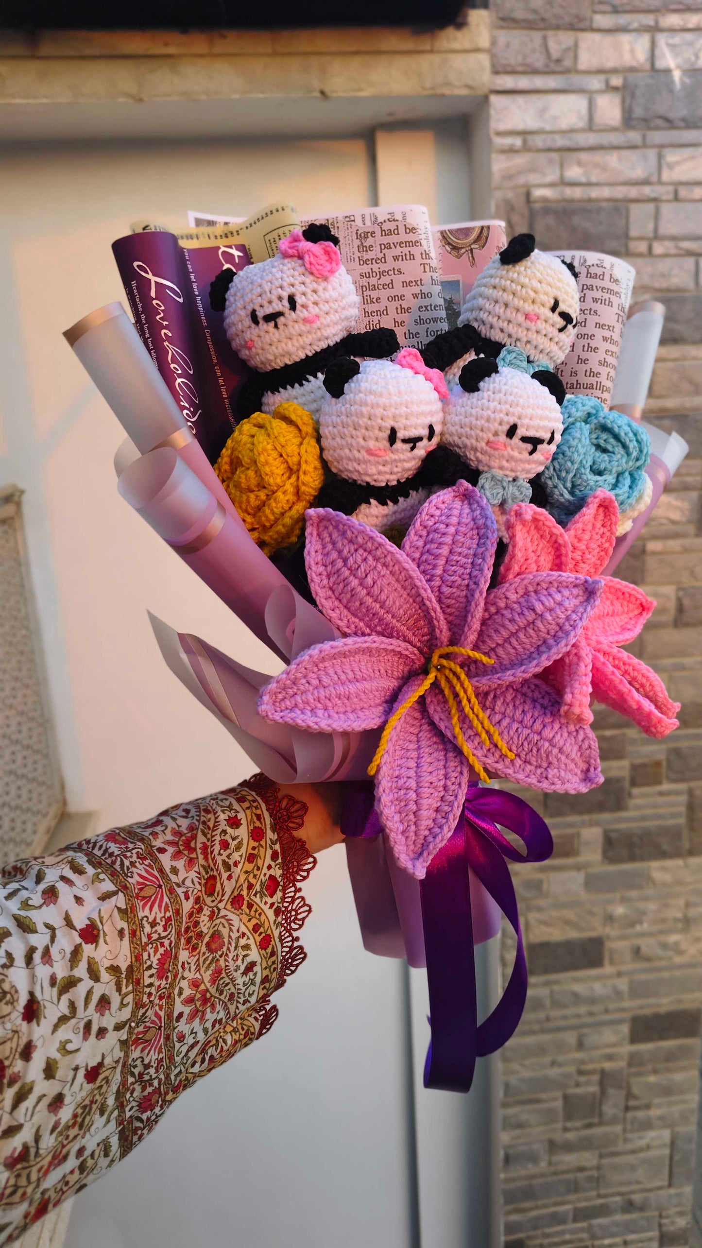Mr & Mrs Panda Bouquet