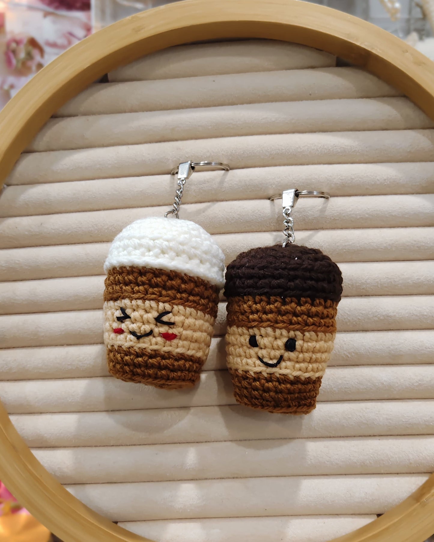 BrewBuddies™ Crochet Coffee - Keychain
