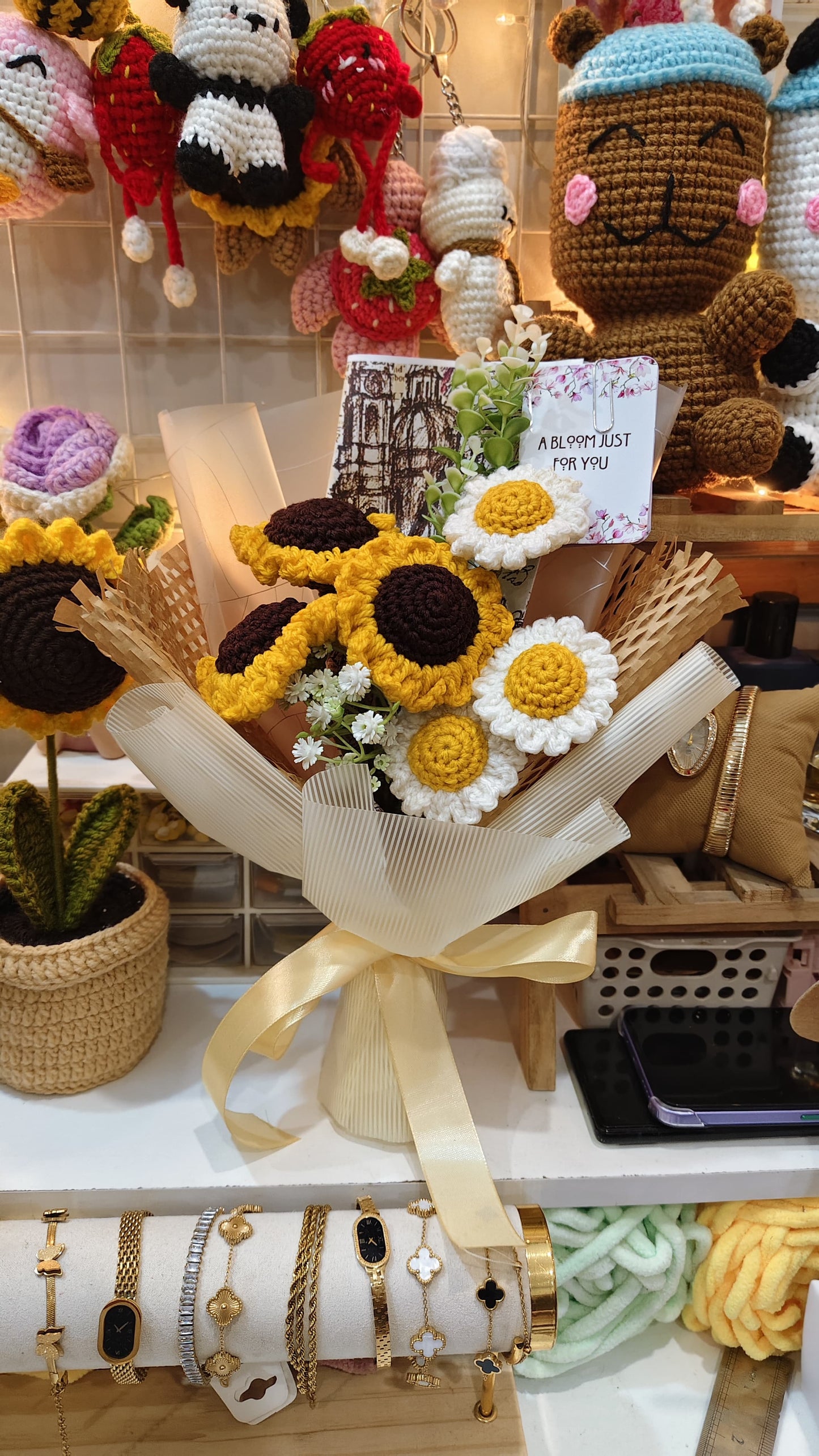 The Golden Bloom Bouquet