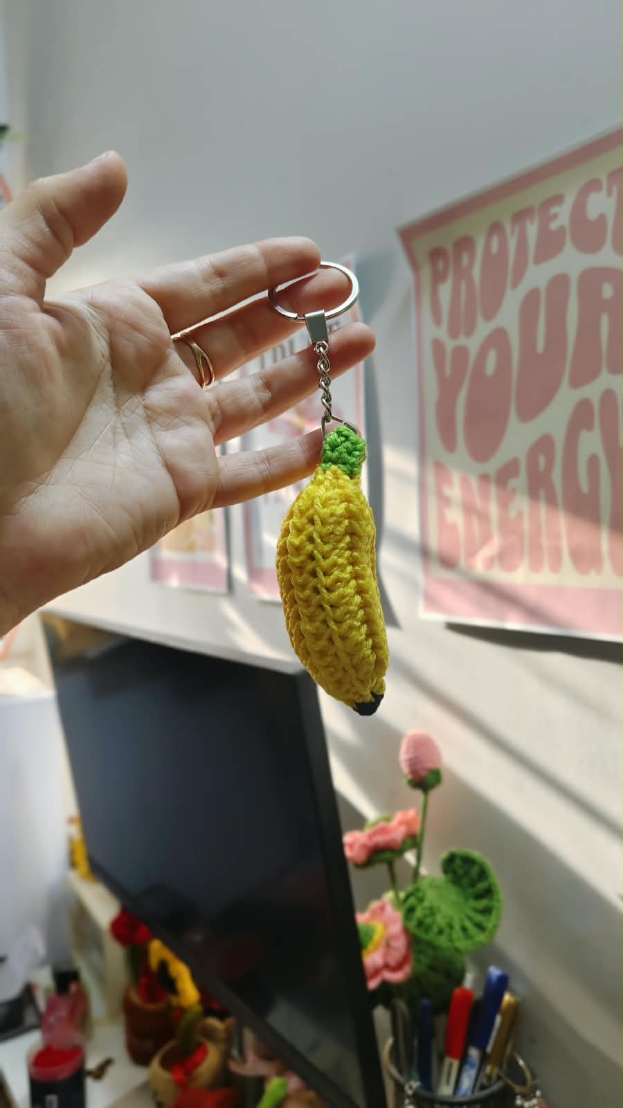 Banana Keychain