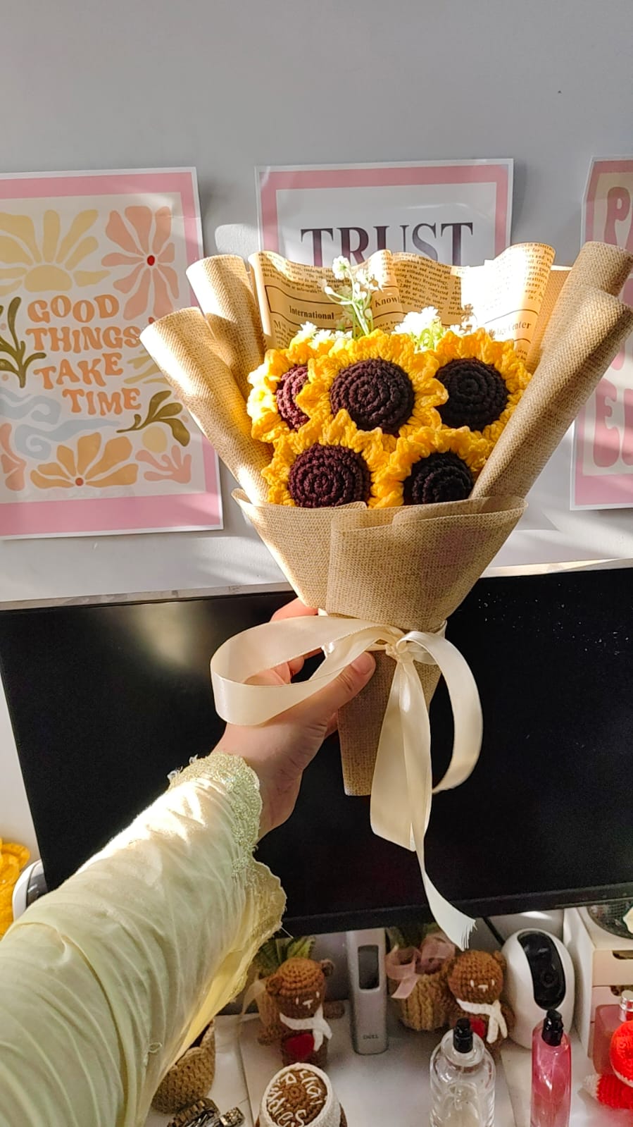 Five Sunflowers Bouquet