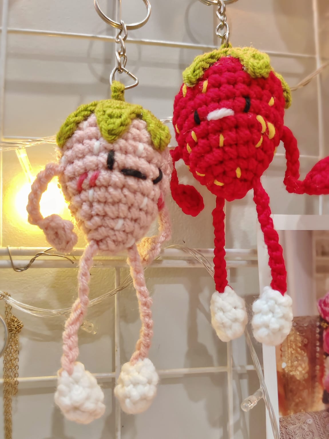 Wiggly Fruity Keychains
