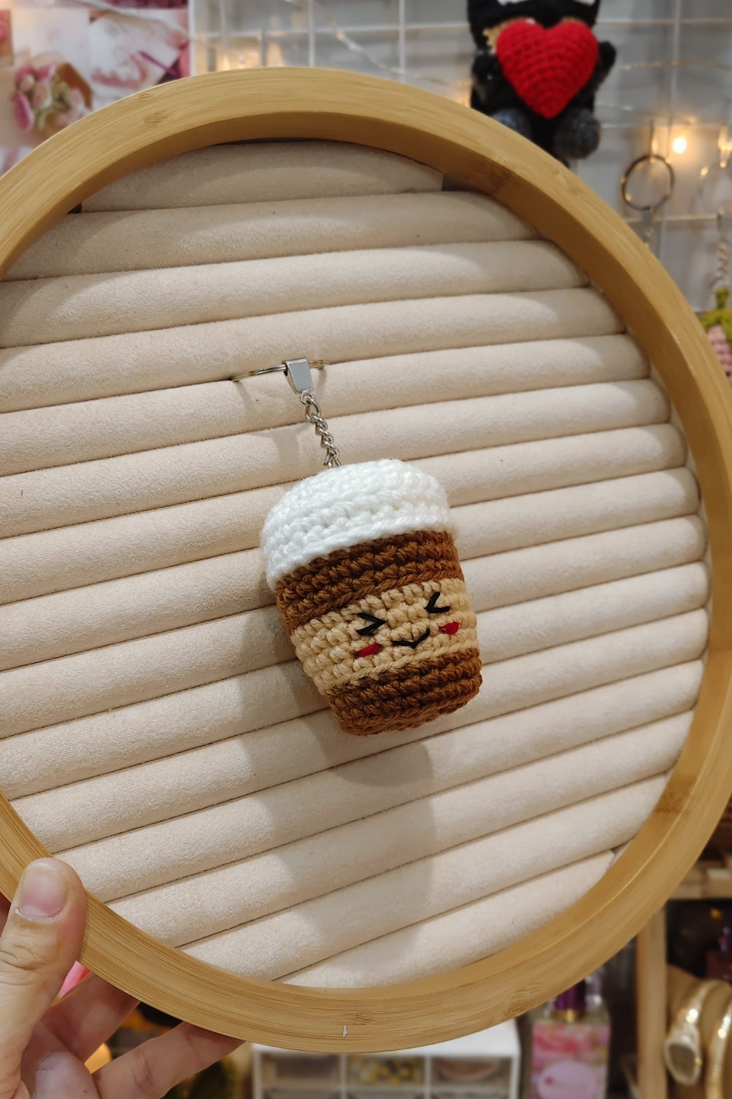 BrewBuddies™ Crochet Coffee - Keychain