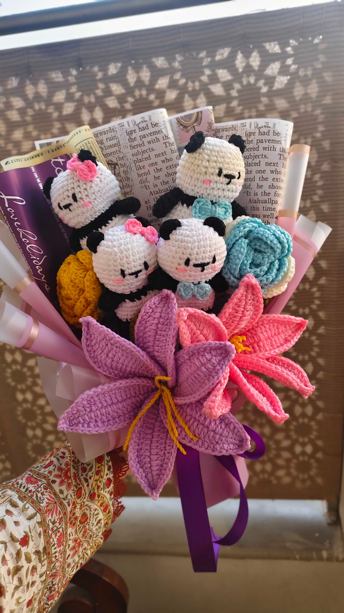 Mr & Mrs Panda Bouquet