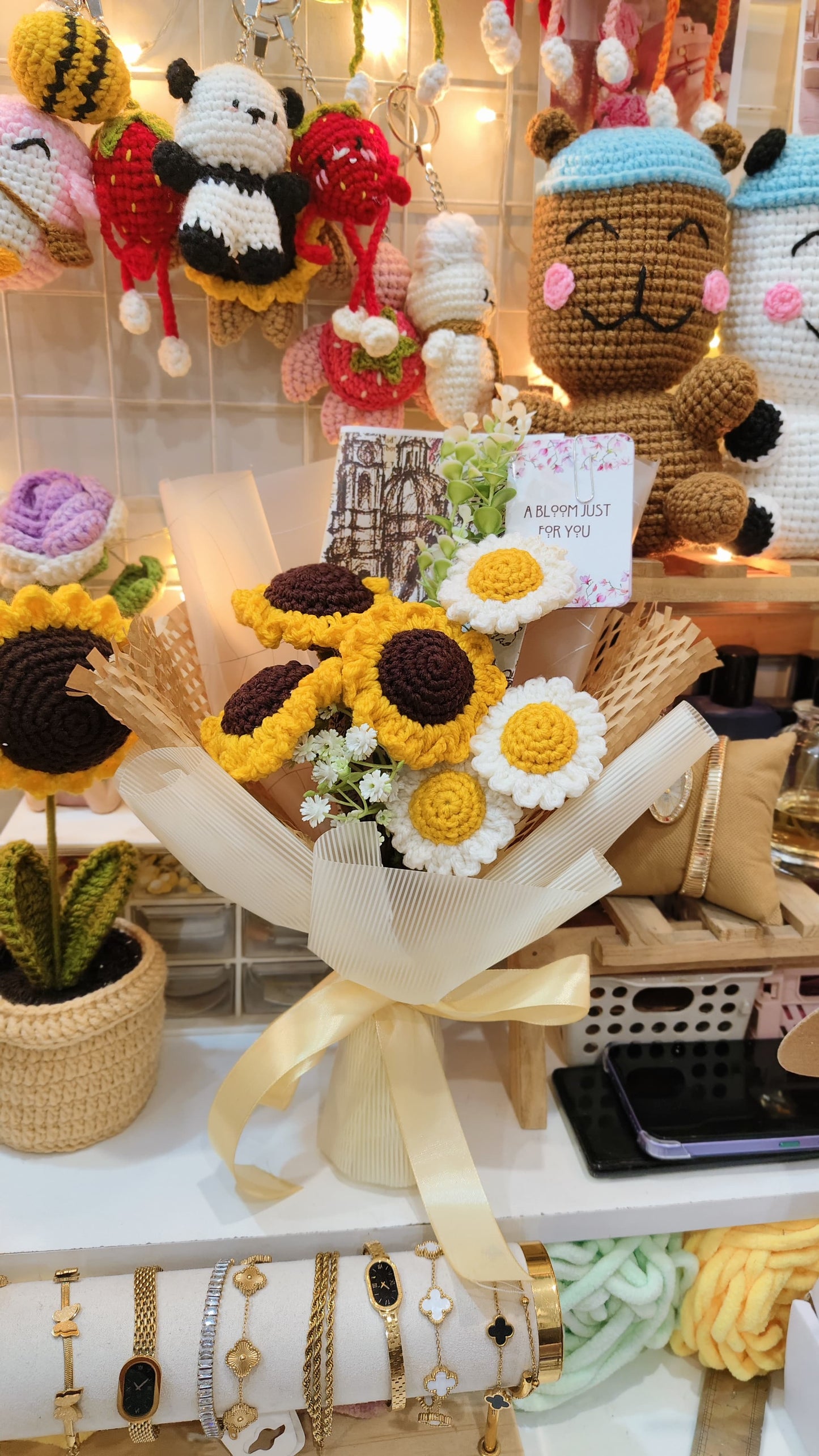 The Golden Bloom Bouquet