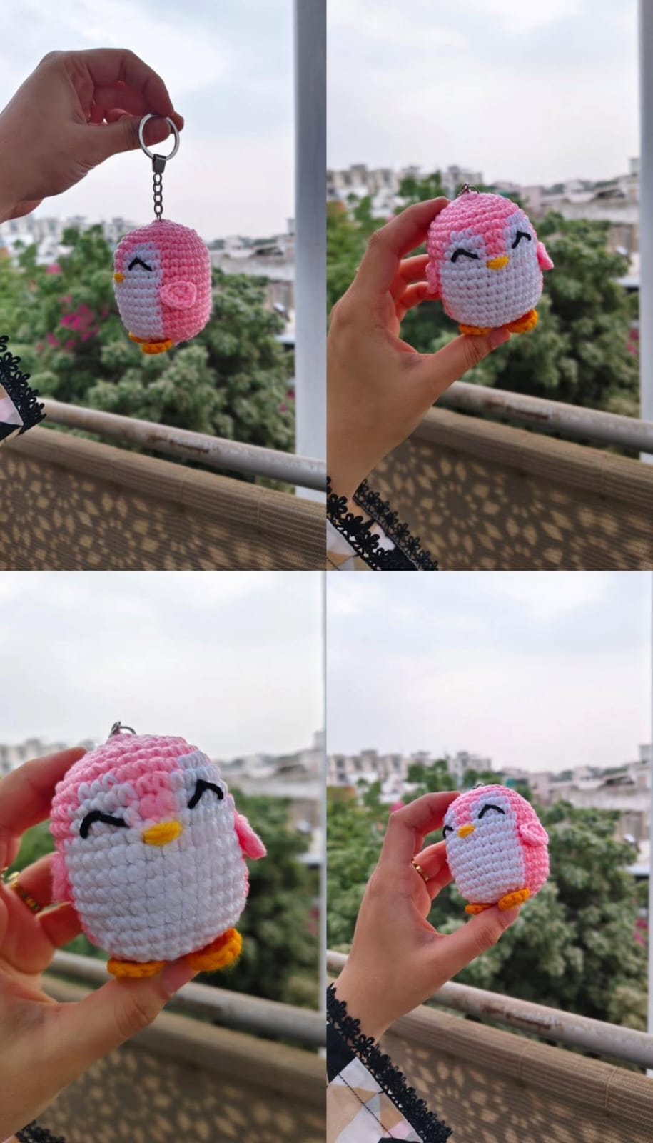 Mini Penguin Keychain