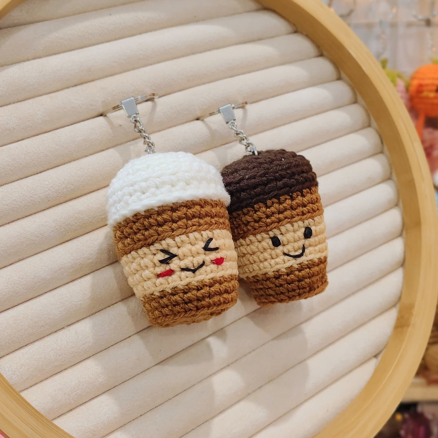 BrewBuddies™ Crochet Coffee - Keychain
