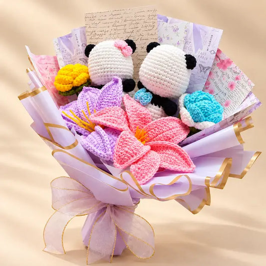 Mr & Mrs Panda Bouquet - Halal version
