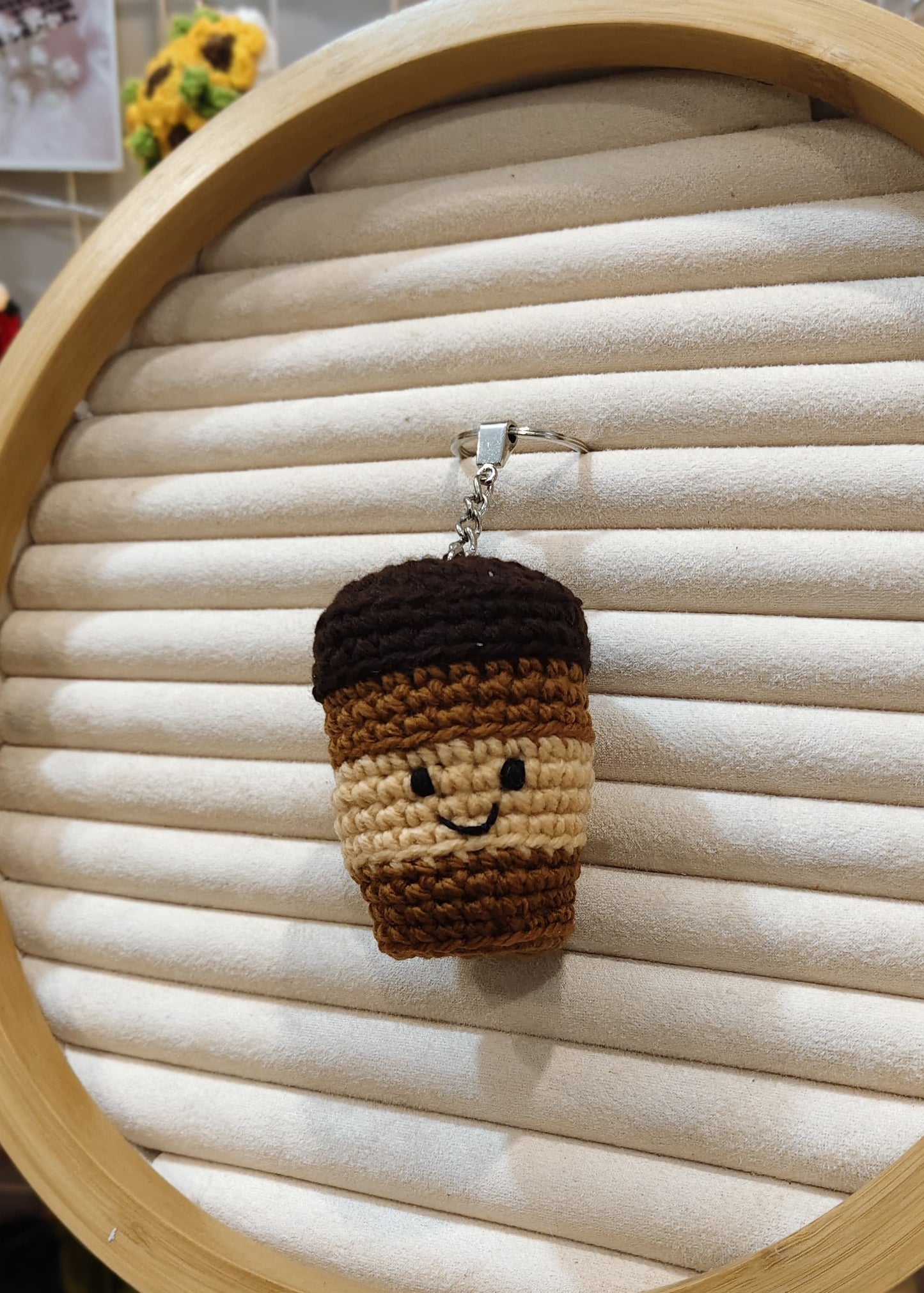 BrewBuddies™ Crochet Coffee - Keychain