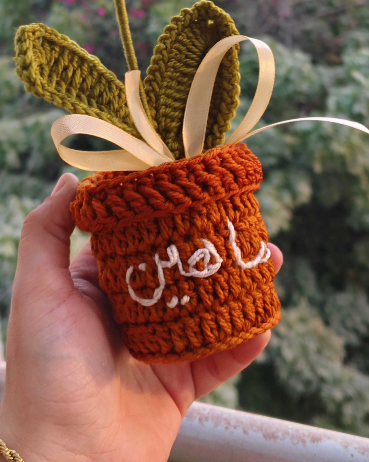 Rose Flower Pot (7 Inches)