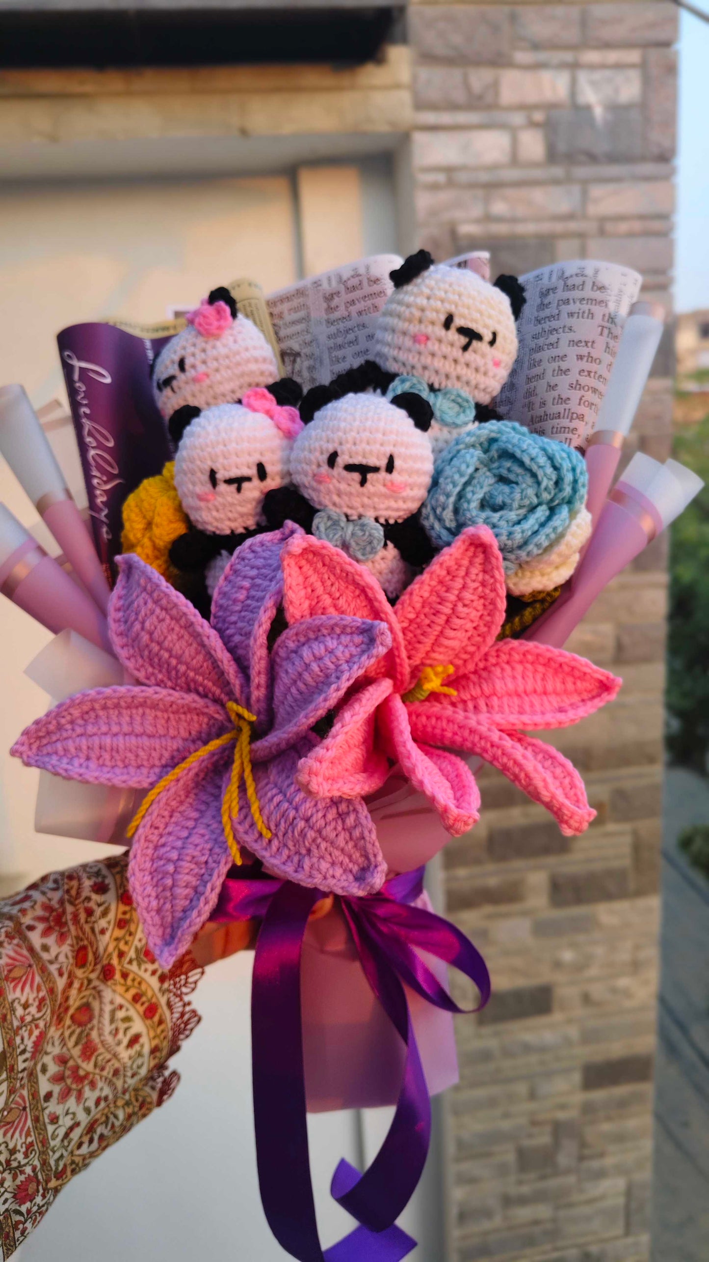 Mr & Mrs Panda Bouquet