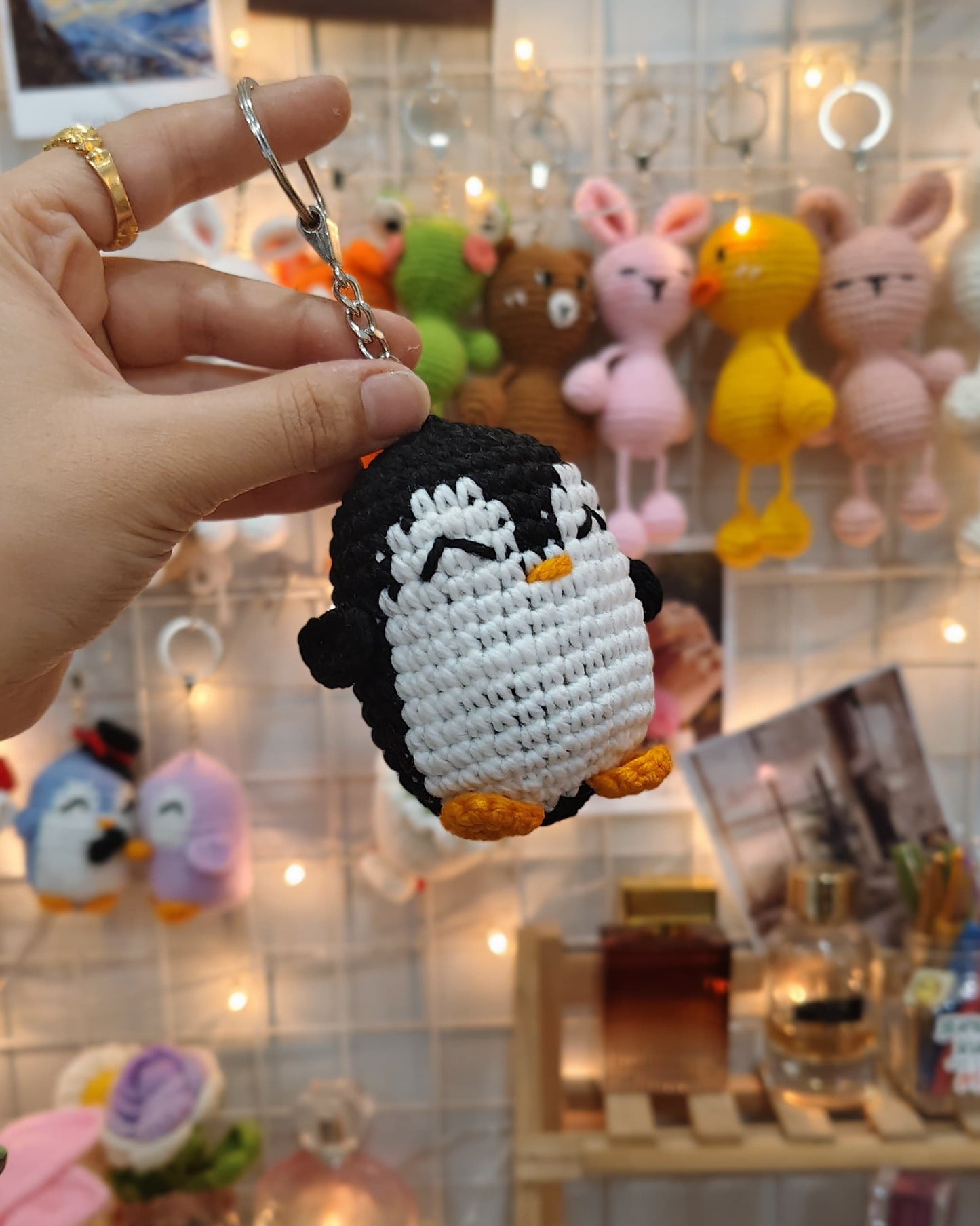 Mini Penguin Keychain