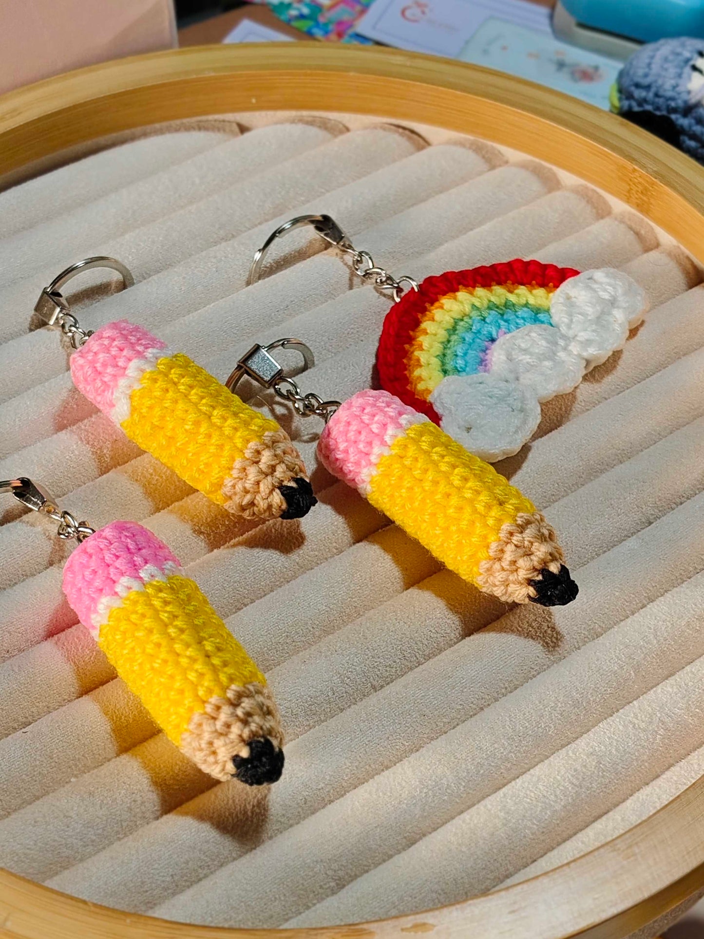 Rainbow keychain